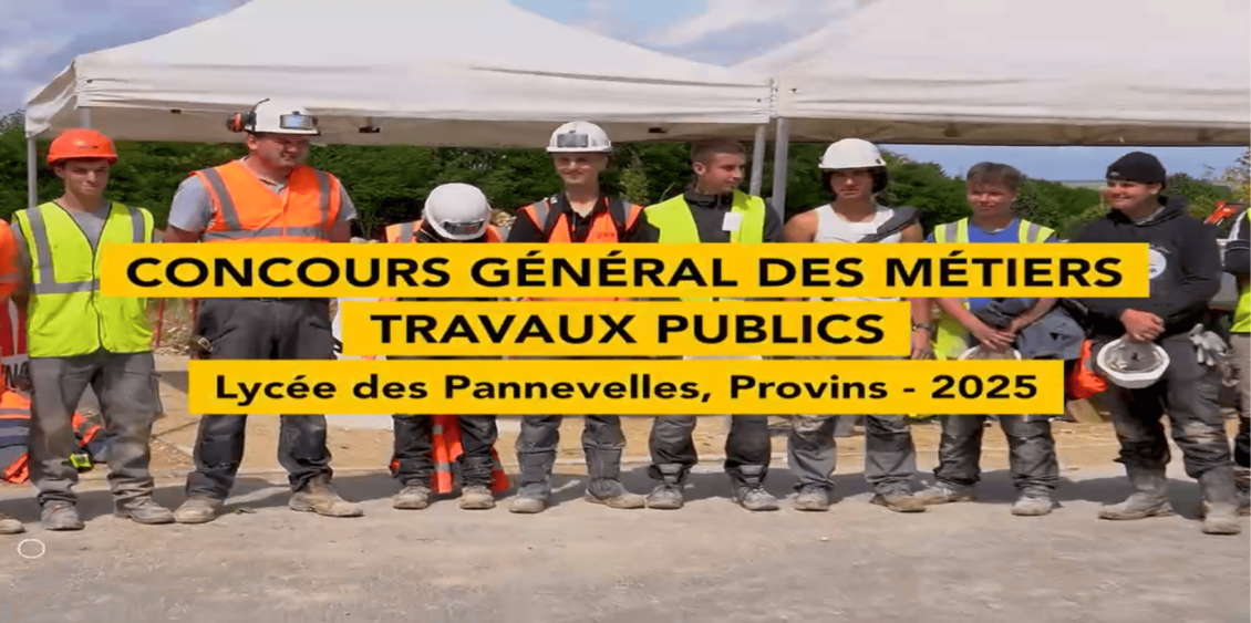 Concours Général des Métiers – Travaux Publics 2025 : une finale d’excellence accueillie en Seine-et-Marne