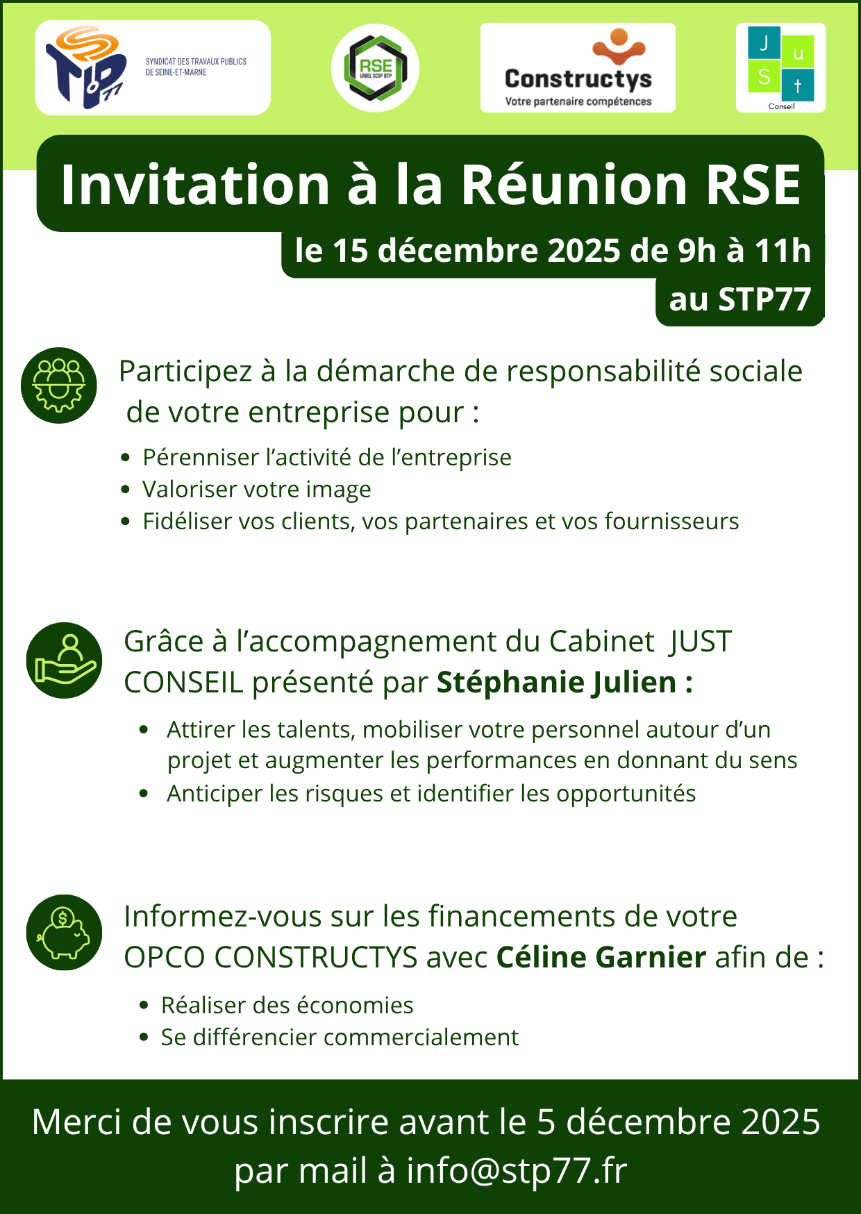 15 décembre 2025 - Réunion RSE